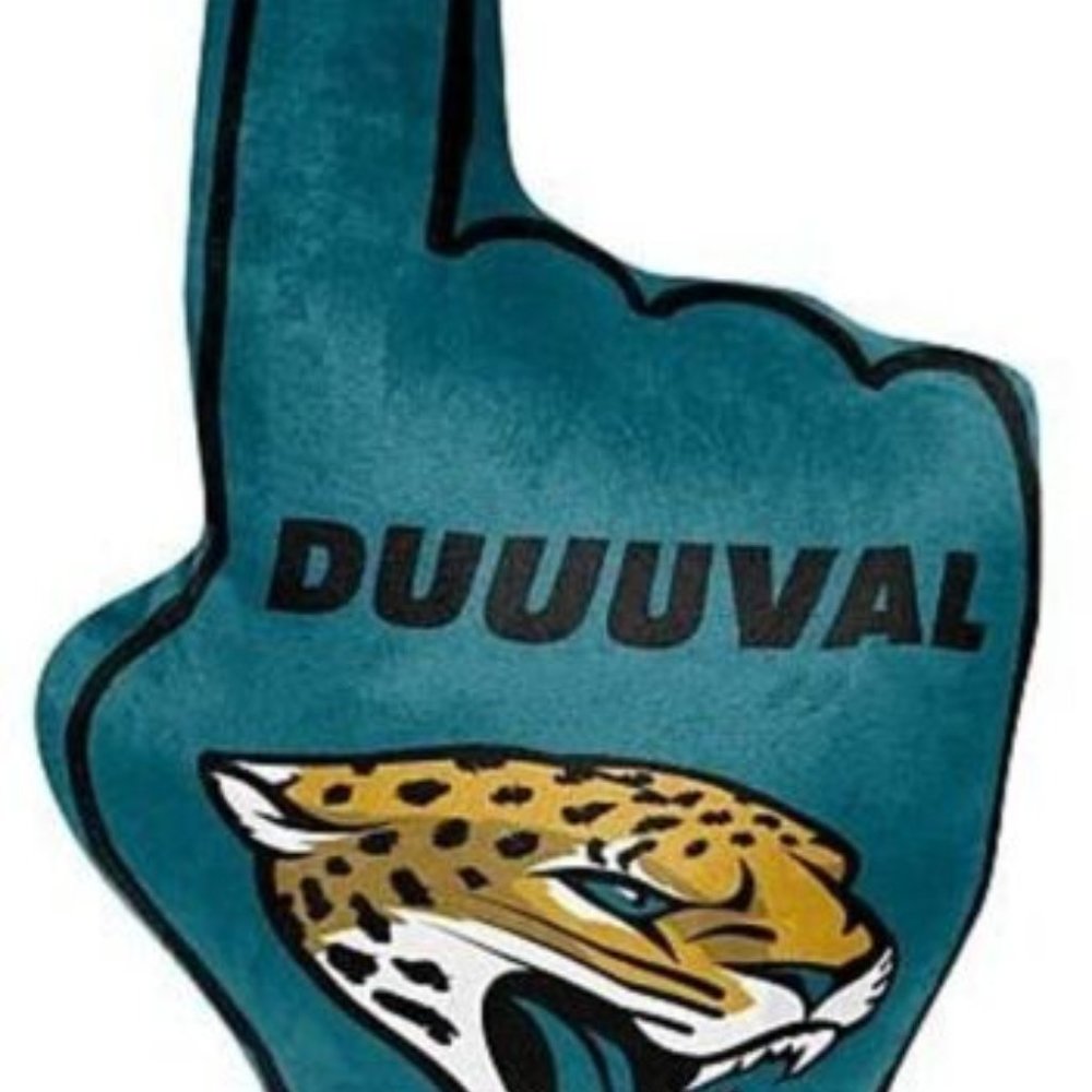 Jacksonville Jaguars Northwest Super Size Finger Pillow